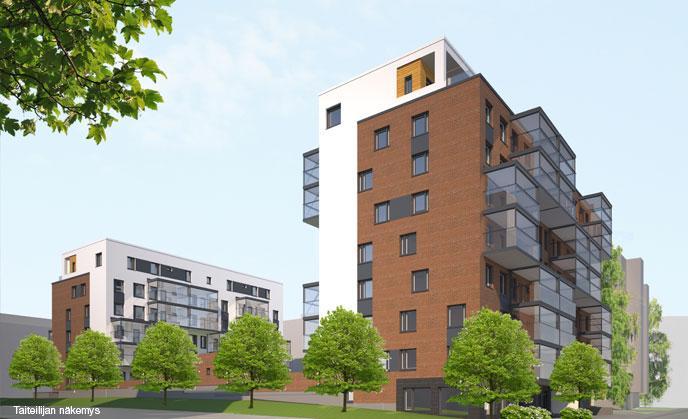 10 3.2 As Oy Helsingin Teräs Esimerkkinä ARK:n kohteessa, Asunto Osakeyhtiö Helsingin Teräs (kuva 6), on käytetty valmisteräsparvekkeita.