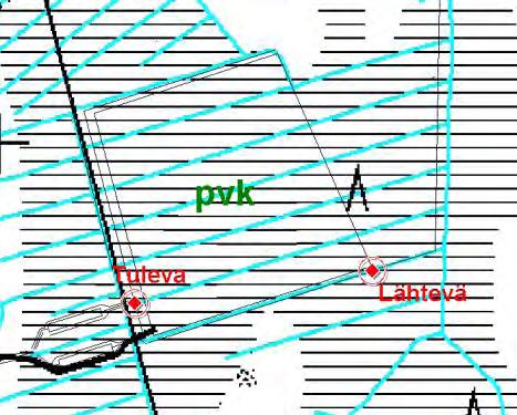 Pyöreäsuon tarkkailun virtahavaintopaikat ja koordinaatit ovat seuraavat (kuva 28): Havaintoasema Koordinaatit P1 Susioja, laskuojan yläpuoli 685691-35113 P2 Susioja, laskuojan alapuoli 685693-351129