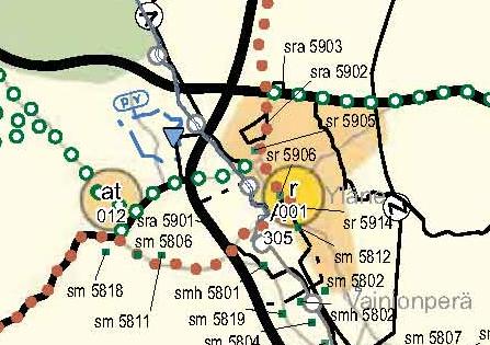 3.2 SUUNNITTELUTILANNE 3.2.1 Kaavaaluetta koskevat suunnitelmat, päätökset ja selvitykset ote maakuntakaavasta Maakuntakaava Loimaan seudun maakuntakaava