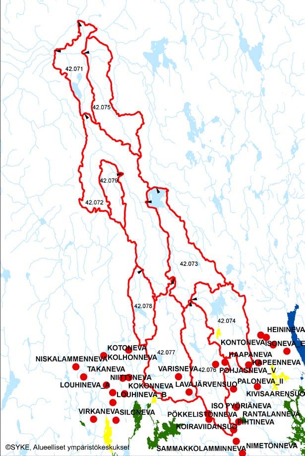 5 Vesistövaikutukset Kyrönjoen vesistöalue 5.1.