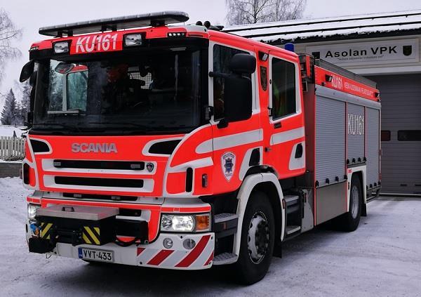 Auton operatiivinen tunnus on RKU 161. Kalustohallissa sijaitsee hälytys- ja nuoriso-osaston henkilökohtaiset suojavarusteet sekä kuivaushuone. 3.