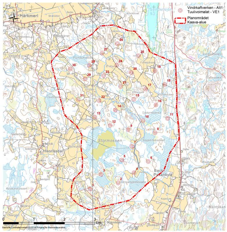 32 / 71 3 Tarkasteltavat vaihtoehdot 3.1 0-vaihtoehto Ympäristövaikutusten arvioinnissa tarkastellaan kahta varsinaista toteutusvaihtoehtoa.