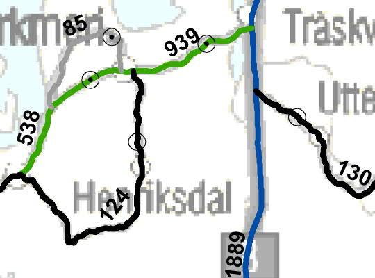 37 / 71 4.3 Liikenne Alueen itäpuolella kulkee valtatie 8, pohjoispuolella Härkmerentie (yhdystie 6600), länsipuolella Henriksdalintie (yhdystie 17021) ja etelässä Stjärnlidintie.