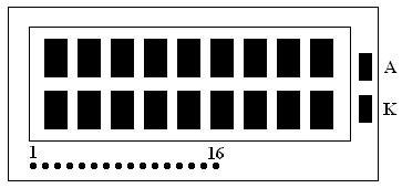 TAMPEREEN AMMATTIKORKEAKOULU TUTKINTOTYÖ (7).. Nestekidenäyttö Virtalähteen käyttöliittymä päätettiin toteuttaa x 6 merkkisellä nestekide- eli LCD näytöllä.