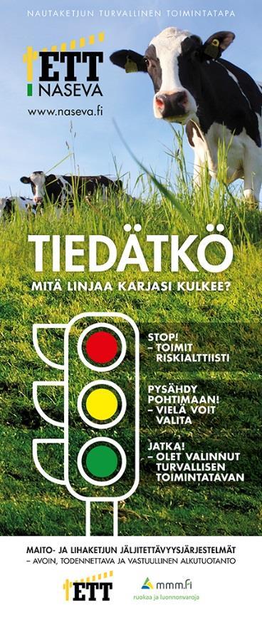nettisivuilla. 2.4.1 Eläinlääkäreiden koulutus Kun nautaketjun turvallisen toimintatavan ehdot saatiin valmiiksi, tiedotettiin toimintatavan muutoksesta ensimmäisenä eläinlääkäreitä.