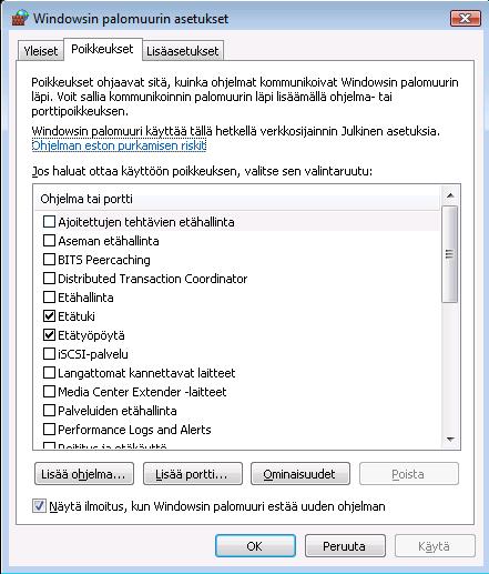 Kohdassa Nimi: Syötä mikä tahansa kuvaus, esimerkiksi "Brother skanneri". 2. Kohdassa Portin numero: Syötä 54925. 3. Varmista, että UDP on valittu.