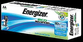 26,2 50,0 67 8 8760097 268-8040 Energizer Advanced D/LR20/E95 BL2 1,5 v 34,2 61,5 144 12 8760117 268-8045 Energizer Advanced D/LR20/E95 DP20 1,5 v 34,2 61,5 144 8 8760098 268-8050 Energizer Advanced