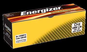 Energizer Industrial D/LR20/E95 DP12 1,5 v 34 61,5 142 6 8760019