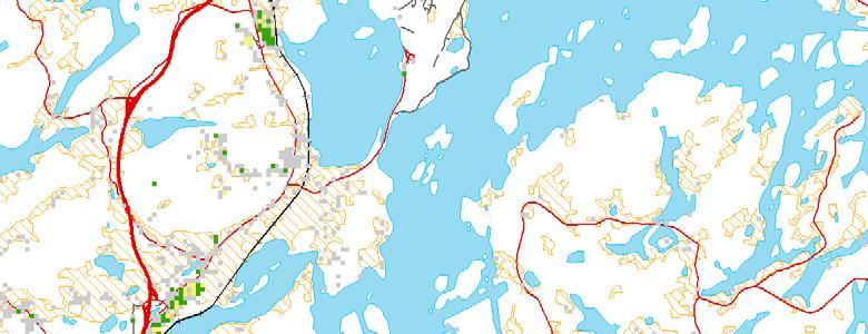 Kaatro Sikamäki Pöljänmylly Särkiharju Oulunlahti Kuuslahti Ranta Laukanranta Vaivionniemi Piekkäälänmäki Kuopion lentoasema Liitekartta 5 Jatkolankylä