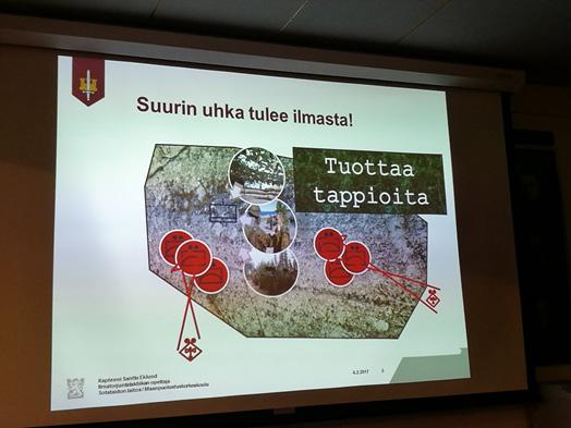 7 kuuluvia toimenpiteitä. Ilmasuojelun osa-alueita ovat ilmatilanteen seuraaminen, naamiointi ja maastouttaminen, hajauttaminen ja suojanedistäminen sekä salaaminen ja harhauttaminen.