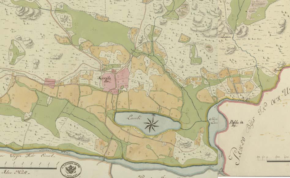 20 3.2 Sorila 3.21 Asutus Vuonna 1540 kylässä oli kuusi tilaa, joista Marttila eli Sorri, Korpi ja Peukunen eli Juudas jäivät pysyviksi.