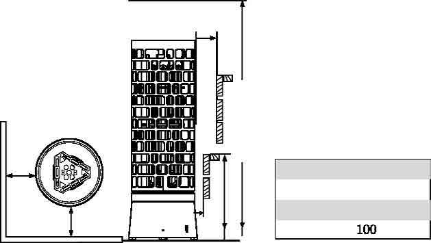 Heater installation The heater can be placed wherever in the sauna, but for safety and convenience, follow the minimum safety distances as provided below (See page 9).