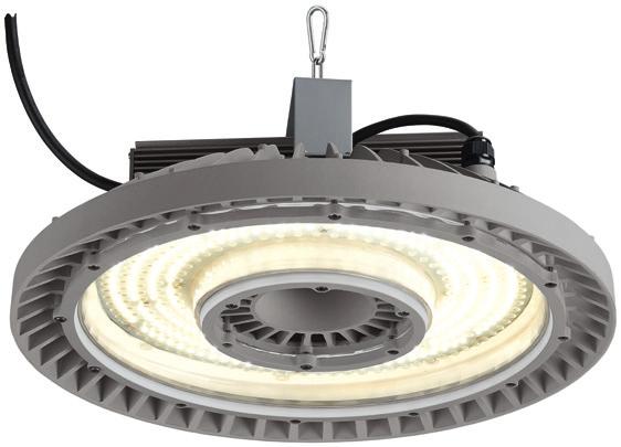 4 IP 65 IP 65 280,4 150 1000 Start LED Highbay Tehokas LED-syväsäteilijä, joka soveltuu erityisesti myymälöiden, teollisuuden ja varastorakennusten valaistustarpeisiin (myös lentokentät ja