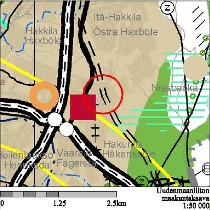 mm. Hakunilantien varrella oleville liiketonteille ja pysäköintialueille vaihtoehtoisia käyttötarkoituksia esim. asuntorakentamiskohteina. Keskustasuunnitelma on ollut nähtävillä 11.8.-9.9.2004.