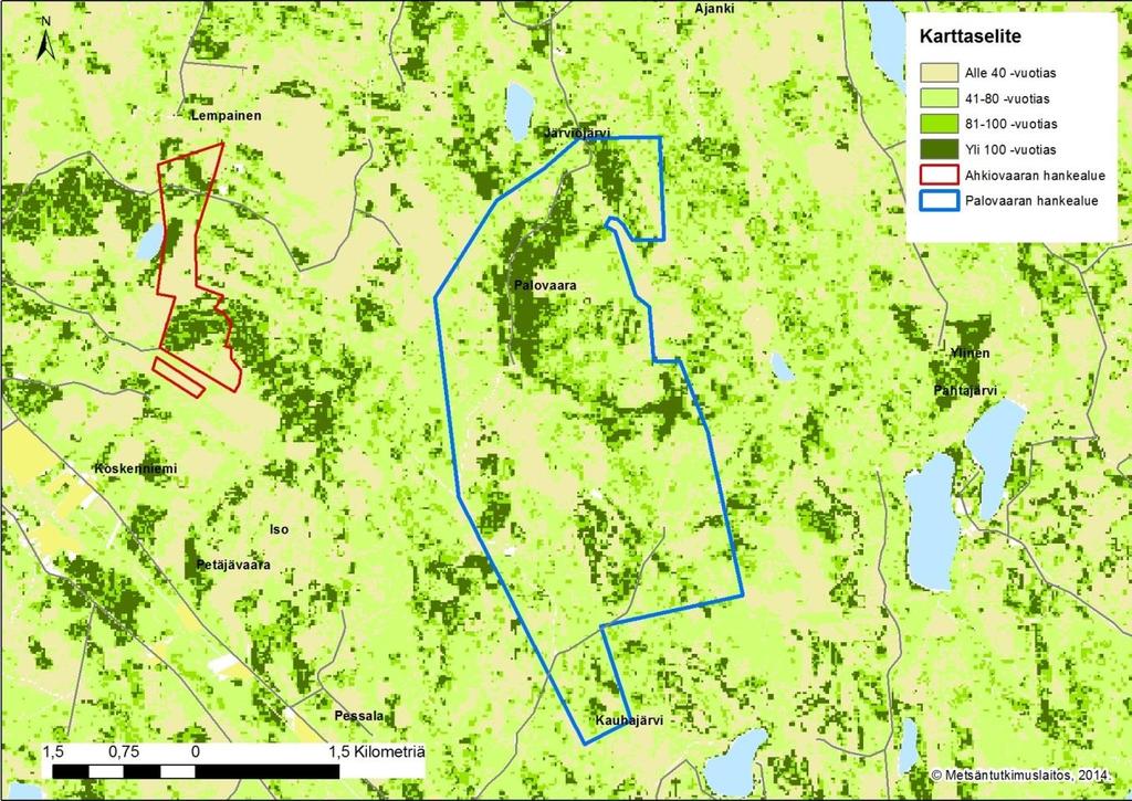 HANKEALUEEN NYKYTILA wpd Finland Oy Kuva 8.11. 8.2.