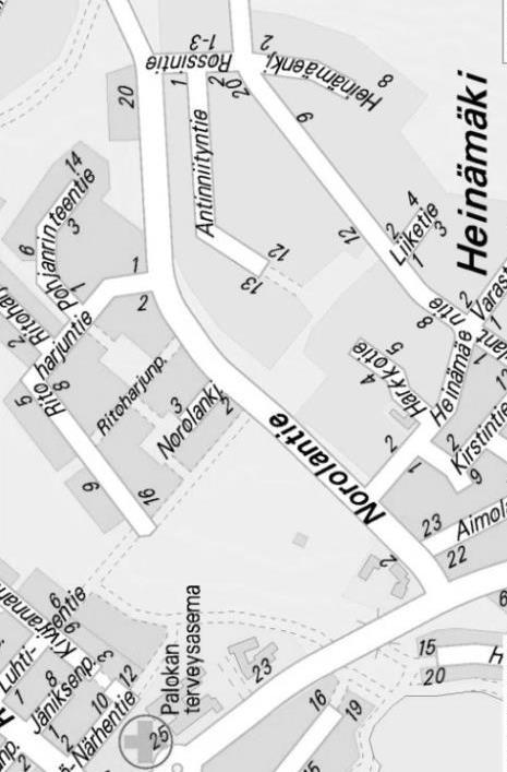OSALLISTUMIS- JA ARVIOINTISUUNNITELMA 20.2.2016, tark. 5.8.2016, tark. 20.10.2016 (1) ANTINNIITYNTIE 12 JA HEINÄMÄENTIE 10 (PALOKKA) ASEMAKAAVAN MUUTOS 47.