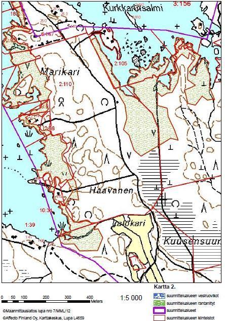 Tavoitteena selvittää suunnittelun tueksi miten aluetta käytetään mitä arvoja siihen liitetään paikallista tietoa luonnon ja vesien tilasta mitä hoitotoiveita ja tarpeita on (missä) miten alueella