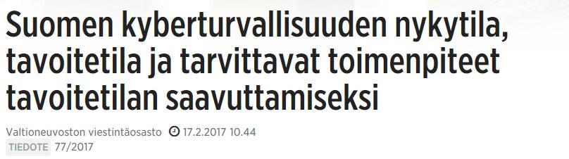 Suomi ei ole maailmanlaajuinen