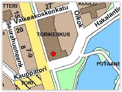 Tärkeimmät päivittäis- ja erikoistavarakaupat K-Citymarket, Torikeskus, Hakalantie 1, p.