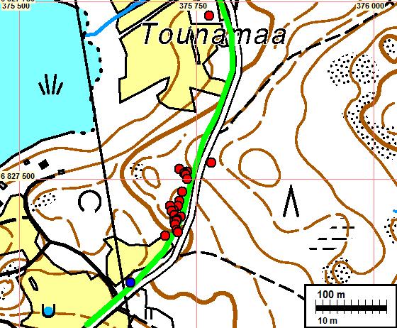 10 6 6827500 375737 110 Röykkiö 2x2 7 6827482 375730 120 Röykkiö 3x4 8 6827469 375726 118 Röykkiö 2x2 9 6827462 375724 119 Röykkiö 2x2 10 6827456 375718 116 Röykkiö 2x1 11 6827462 375713 120 Röykkiö