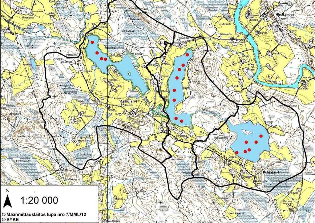 Liite 6 1 (9) Sedimenttinäytteenottotulokset kevättalvelta