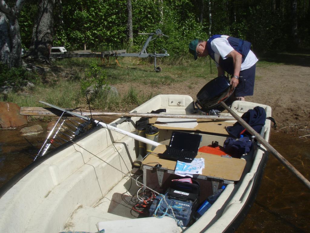 Mittausvene, jossa kiintoaineen, sinilevän COD:n