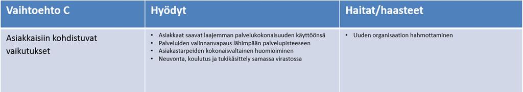 14 (20) 10.3 Vaihtoehto C 11.