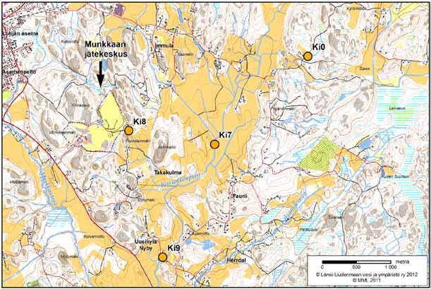 2.1 Kivikoskenpuron, Lempaanjoen ja Kirkkojoen osavaluma-alue Osavaluma-alue sijaitsee tarkkailualueen länsi- ja luoteisosassa ja sen ainoa pistekuormittaja vuodesta 1993 lähtien on ollut Rosk n Roll