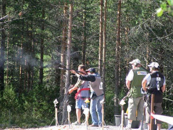 Börje Grims Jaktsky e Metsästysammunta FM-silver SM-hopea Nordiskt jaktsky e, lag Pohjoismainen