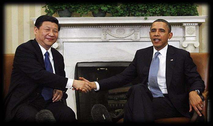VAHTERUKSEN MAHDOLLISUUS U.S. presidentti Barack Obama ja hänen kiinalainen kollegansa Xi Jinping. The Wall Street Journal 09.06.