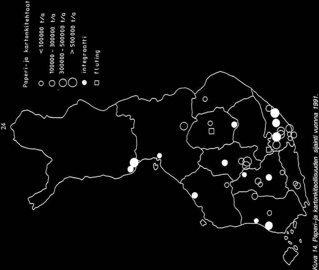 24 Paperi-ja kartonkit-ehtaat O EI <1 t/a 1-3 t/q 3-5 t/a >5 t/a