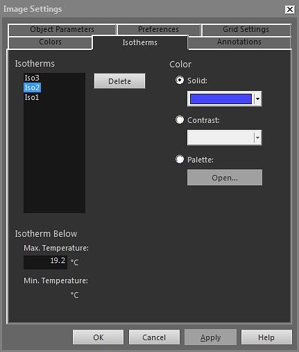 17 Työskentely Microsoft Wordissa Isotermit: Valitse isotermi luettelosta. Poista: Poista valittu isotermi napsauttamalla.