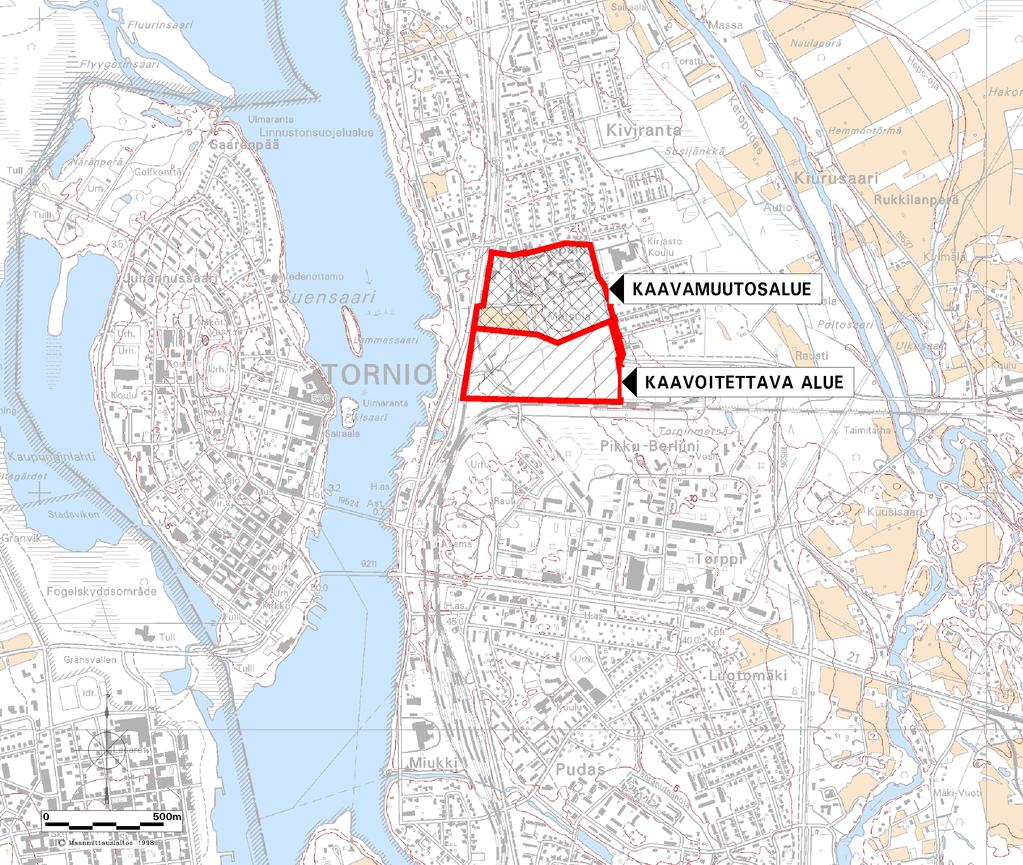 TORNION KAUPUNKI Tekninen keskus Kaupunkirakenne 15.1.2003 1(6) ASEMAKAAVA 22. KIVIRANNAN KAUPUNGINOSASSA METSOLAN ALU- EELLA 2VDOOLVWXPLVMDDUYLRLQWLVXXQQLWHOPD.