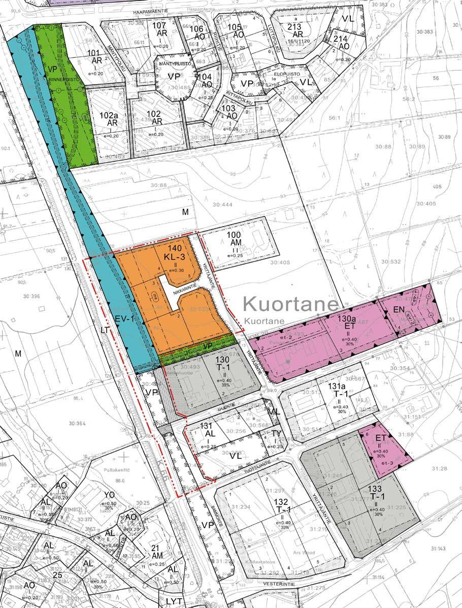 KUORTANEEN KUNTA KIRKONSEUDUN ASEMAKAAVAN MUUTOS SAMPOLAN ALUE, KORTTELI 140 9 Kuva 6.