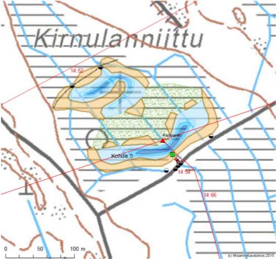 8 (16) laitetaan kaksi rumpuputkea, joiden kautta päästään altaan penkereelle. Kohdealueen puusto hakataan puutavaralajeiksi ja kasataan Kirnulantien varteen maanomistajittain eriteltynä.