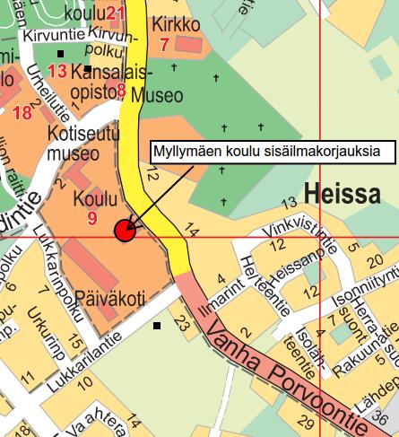 116 TOIMITILAT / INVESTOINTI PERUSKORJAUS / SISÄILMAKORJAUS MÄÄRÄRAHASTA Hanke: Päätekijä: Muut osapuolet: Toteutus: Myllymäen koulu Vanha Porvoontie 21, 04600 Mäntsälä sisäilmakorjauksia Tekniset