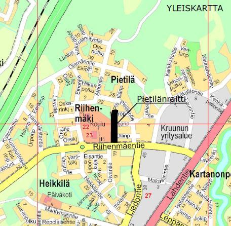 145 Hanke: Pietilänraitti Päätekijä: Tekniset palvelut Muut osapuolet: Rakentaminen omana työnä Aikataulu: 2017 Budjetti: Ts 2017 80 000.