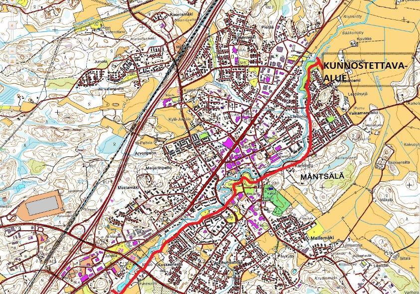 146 KUNTATEKNIIKKA Hanke: Mäntsälänjoen kunnostussuunnitelma Päätekijä: Tekniset palvelut/puistojaos Muut osapuolet: Aikataulu: - 2018 Budjetti: 2016: 50 000 2017: 100 000 2018: 200 000 Hankkeen