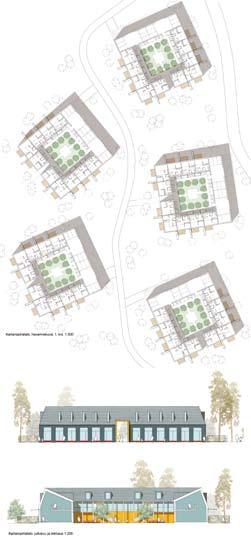 The entry makes good allowance for the points of departure in the landscape and with its aid it will be possible to produce a good green environment.