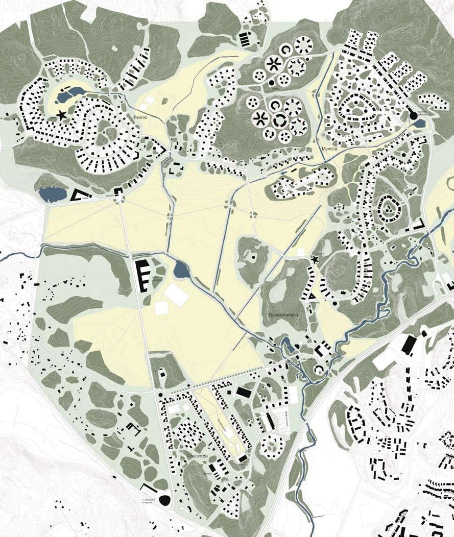 Saaristo jaettu 2. palkinto shared 2 nd prize EUR 28 000 ehdotus / entry no 16 Saaristo Jussi Murole, arkkit. SAFA / M.Sc. (Archit.) Daniel Bruun, arkkit. SAFA / M.Sc. (Archit.) Matti Jääskö, arkkit.