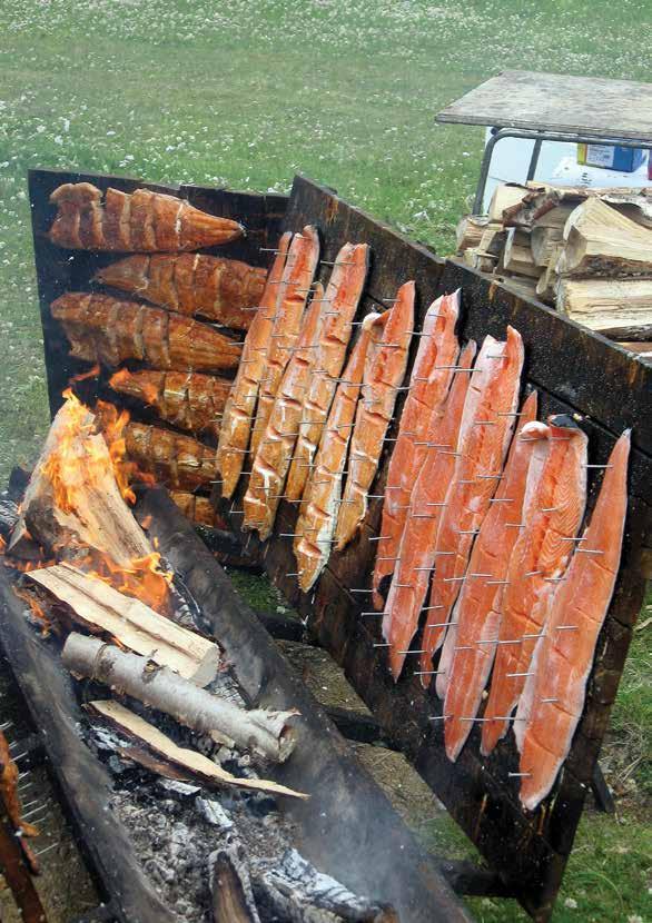 57 Traditioneel gerookte zalm; niet per ons, maar per