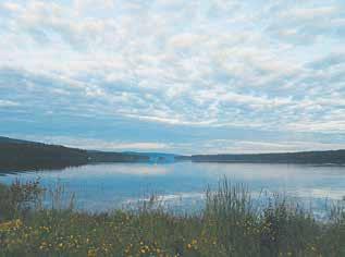 In het Finnskogen Turist- og Villmarksenter, mooi gelegen aan het Skasenmeer (en met een origineel rookhuis ) serveert men flesk og motti, een traditioneel Fins gerecht dat bestaat uit gezouten