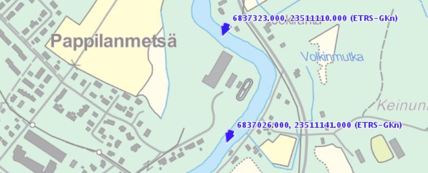 TARKASTUSRAPORTTI Pappilanjoki 25.2.2016 7 / 13 Kuva 4.