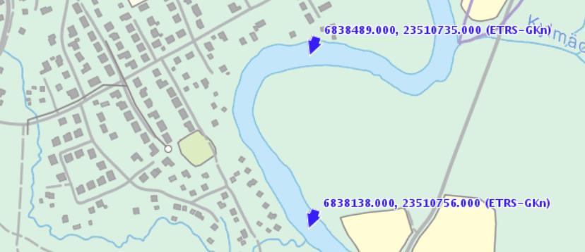 3 Mutka 3 Mittausalue mutkassa 3 sijaitsee koordinaattien 23510735; 6838489