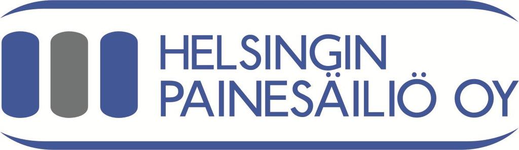 9 Alla oleva logo on Helsingin Painesäiliö Oy:n uusin logo. Logossa on käytetty sinistä, valkoista ja harmaata väriä, jotka valikoituivat myös sivuston väriteemaksi.