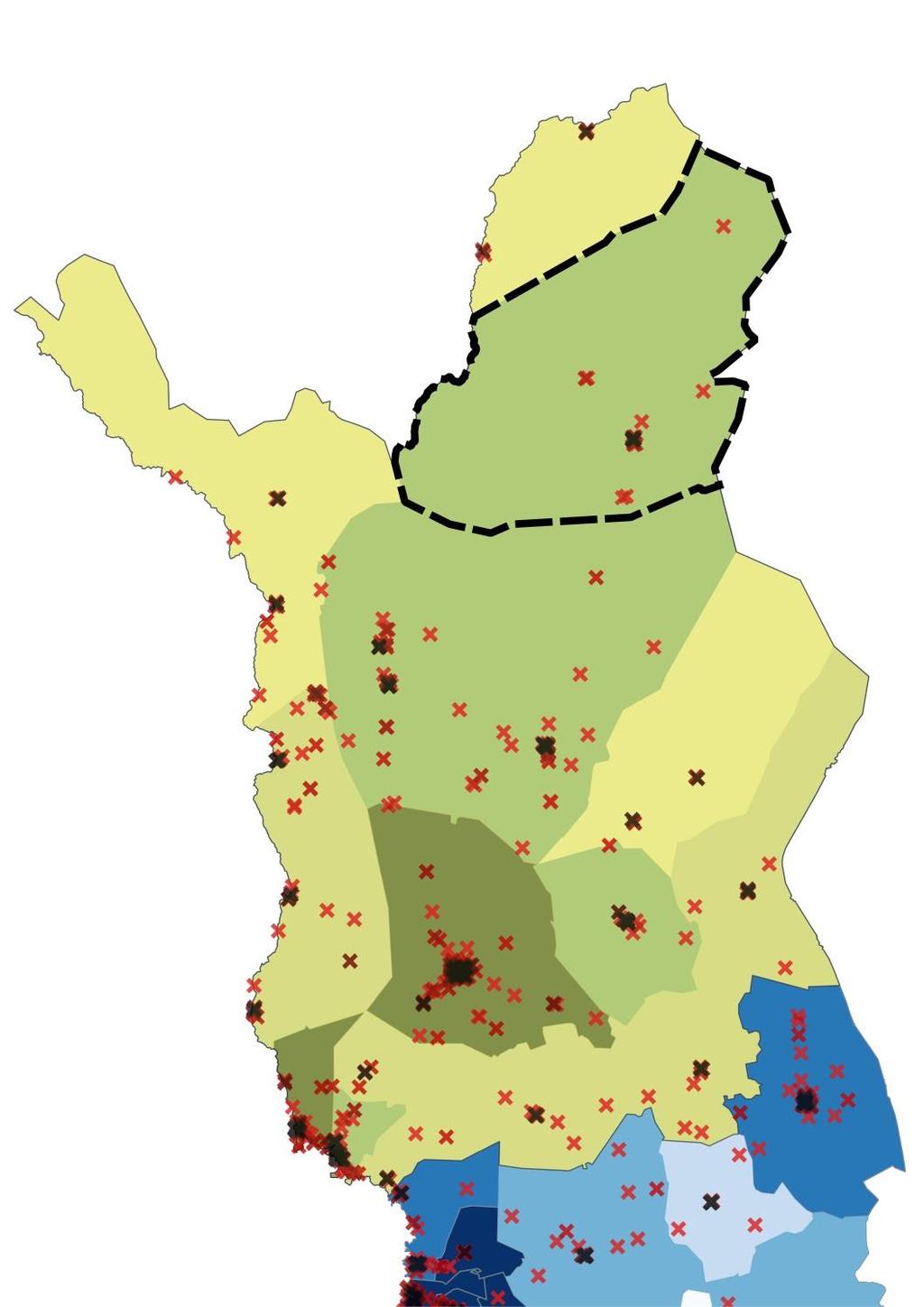 Analysis of the Finnish Service Grid 20.6.