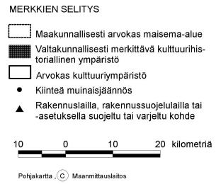 Suunnittelualueen rakennuskanta on arvotettu kaavaprosessin aikana olemassa olevan tiedon perusteella. Erillisiä uusia inventointeja ei ole tehty.