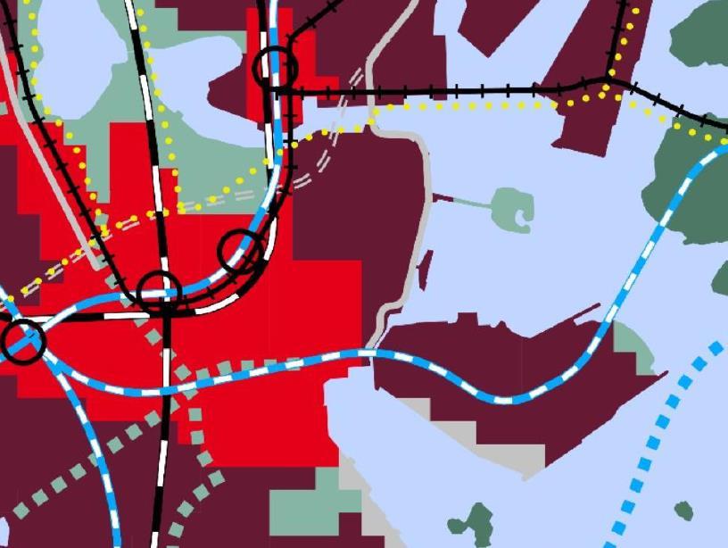 Asemakaavoituksen lähtökohtia ja tavoitteita: Helsingin uudessa yleiskaavassa (kaupunkisuunnittelulautakunnan tarkistettu esitys 14.6.2016) alue on kantakaupunki C2 aluetta.