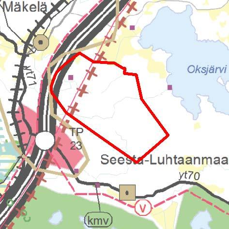5 Ruissuonkallio Maakuntakaava Yleiskaava Yt 14089, tien leveys 7,5m hyväkuntoinen päällyste, tien reunavyöhyke ok. Geometria ok. Ei parannustarvetta.