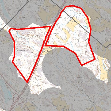 Orimattilan OYK 1998 MU (maa ja metsätalousvaltainen alue, jolla on ulkoilun ohjaustarvetta ja muita ympäristöarvoja) M 2 (maa ja metsätalousvaltainen alue) Vahvuudet: Alue uudessa maakuntakaavassa